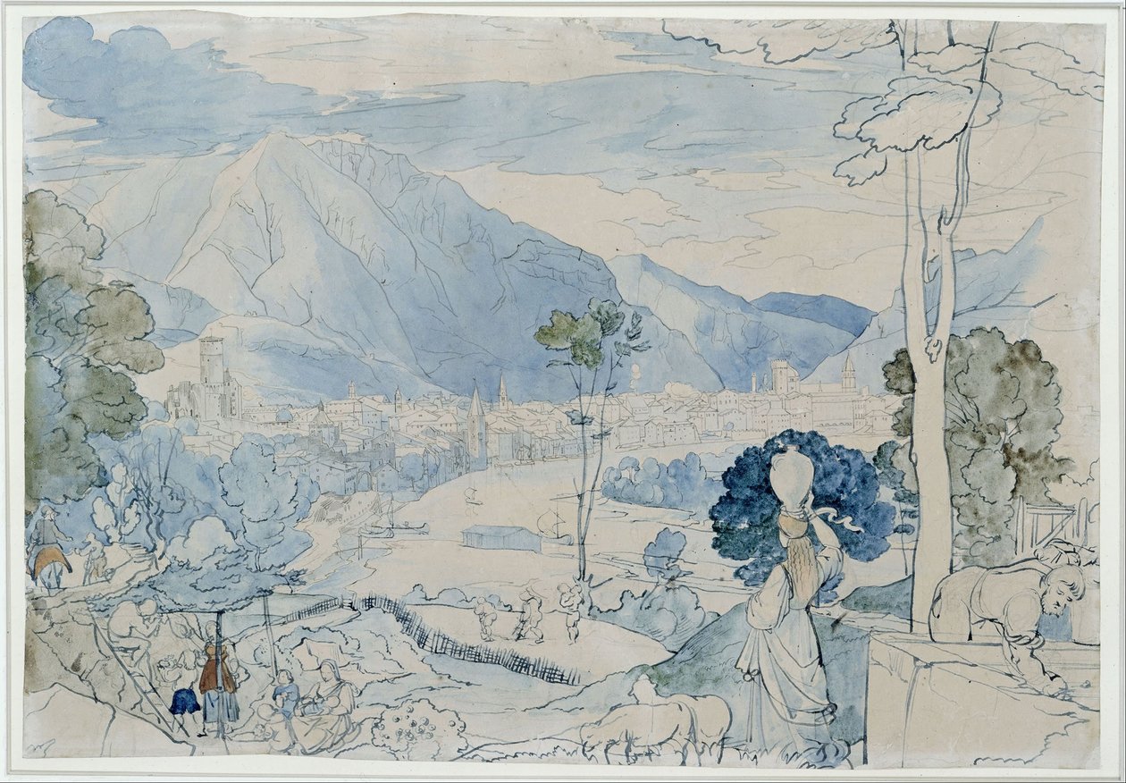 Widok Trentu autorstwa Carl Philipp Fohr