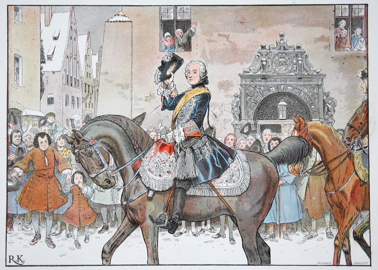 Zbiory króla pruskiego we Wrocławiu, 3 stycznia 1741 r. autorstwa Carl Röchling