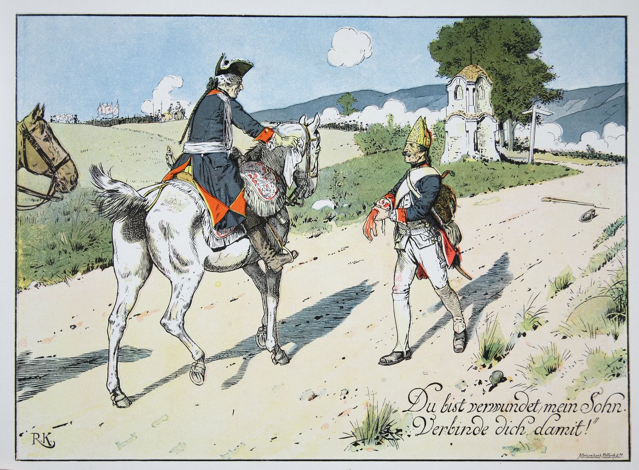 W Burkersdorfie, 21 lipca 1762 r. autorstwa Carl Röchling
