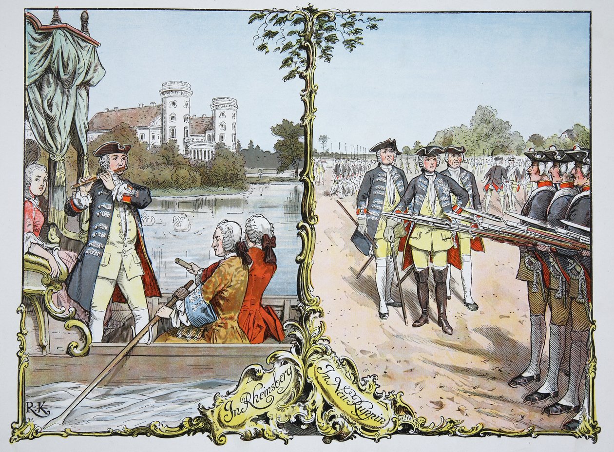 W Neuruppin i Rheinsberg autorstwa Carl Röchling