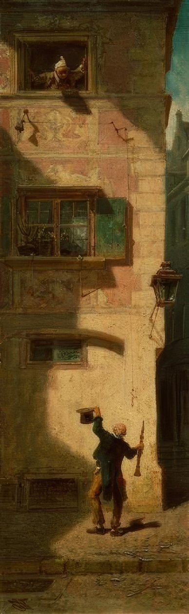 Żebrak muzyk autorstwa Carl Spitzweg