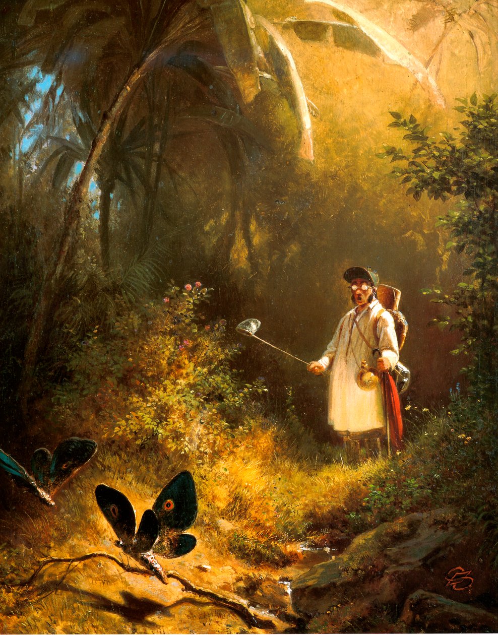 Łapacz motyli autorstwa Carl Spitzweg