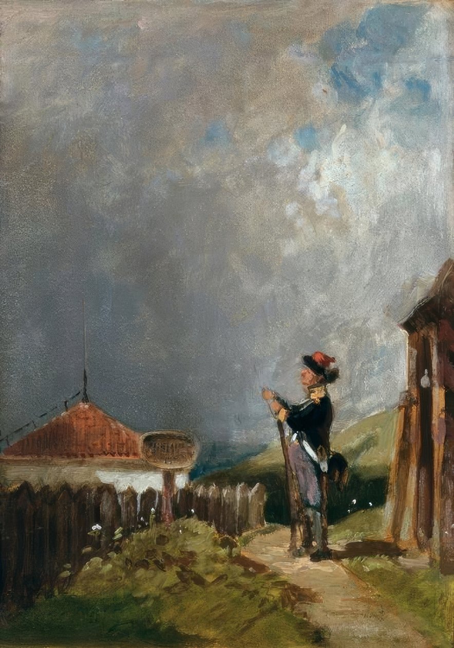 Wartownik autorstwa Carl Spitzweg