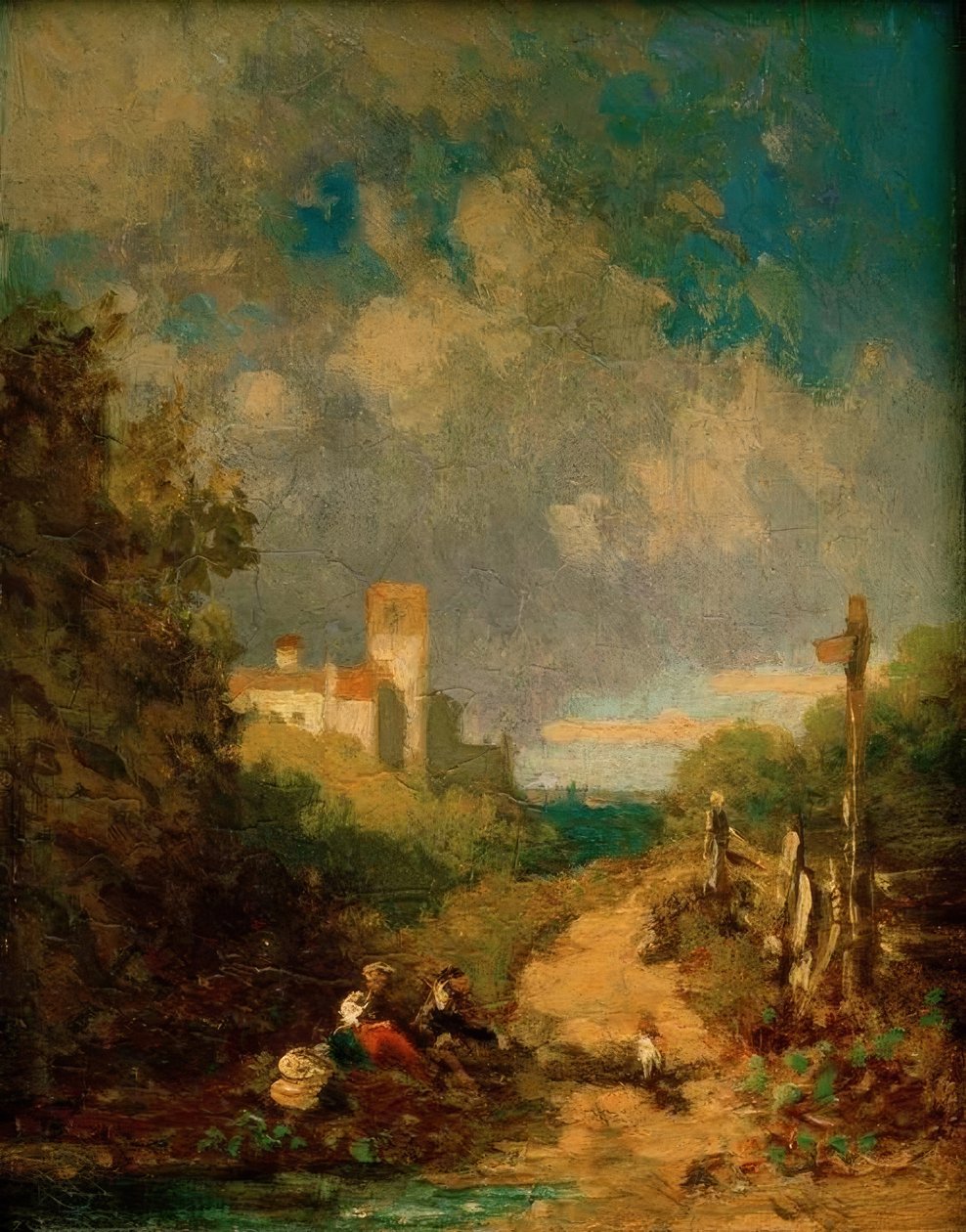 Odpocznij na polnej drodze autorstwa Carl Spitzweg