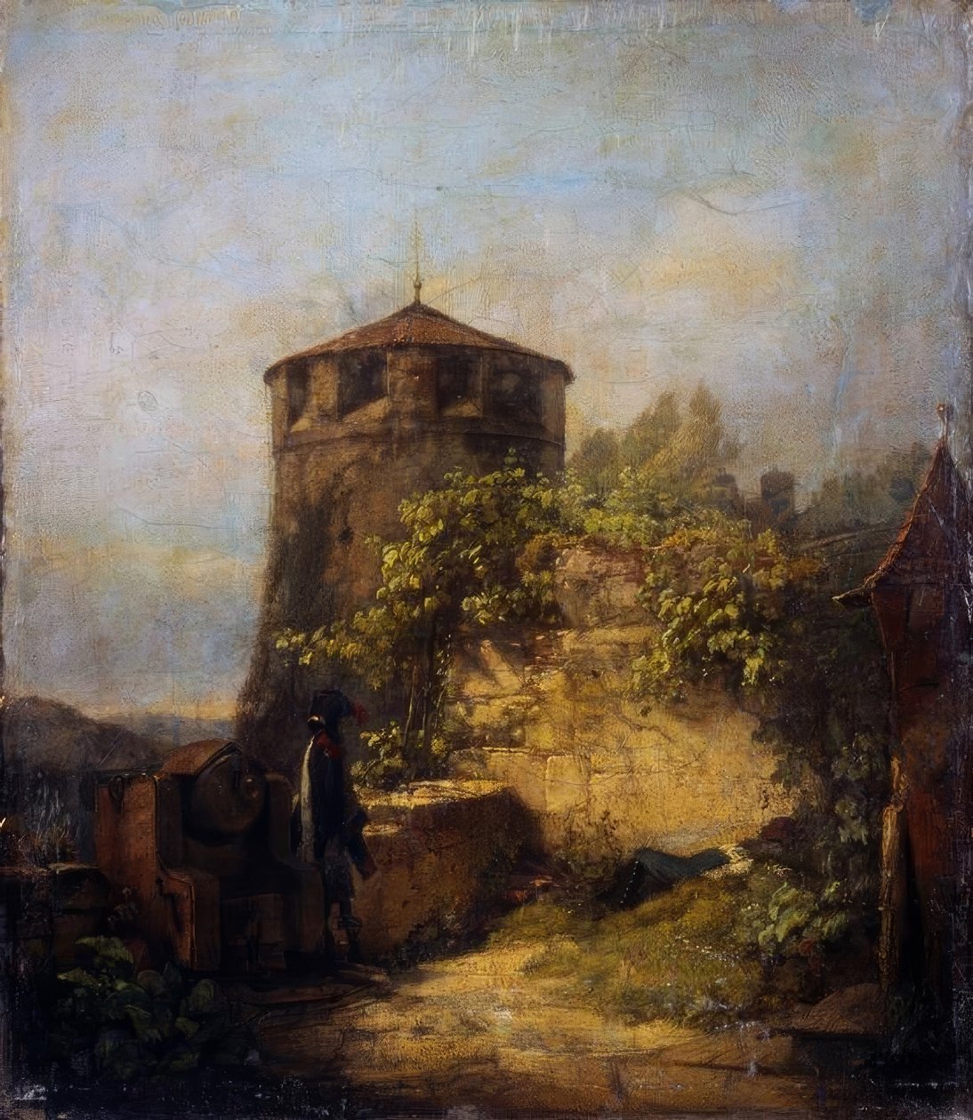Śpiący wartownik autorstwa Carl Spitzweg