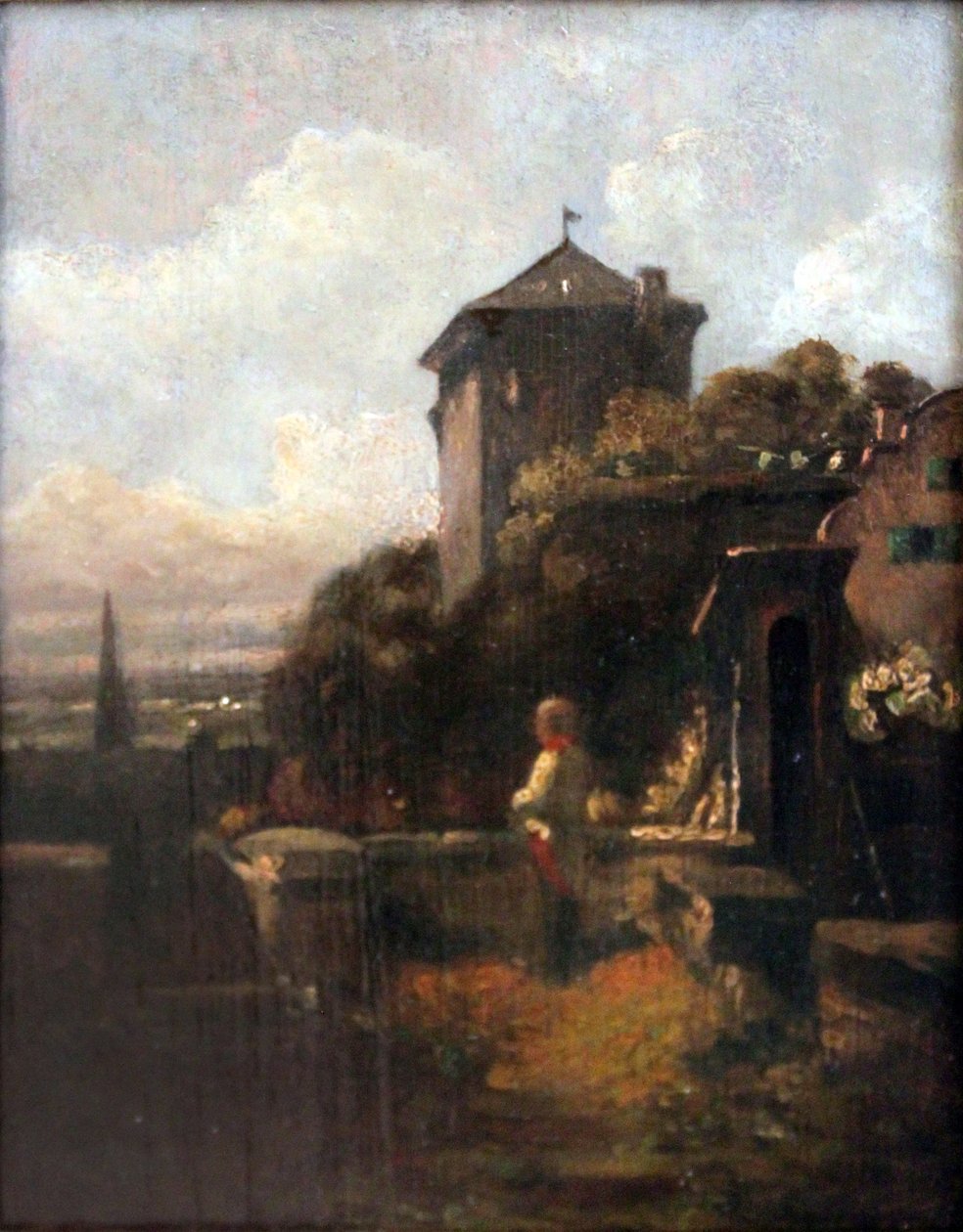 Strażnik na murach obronnych autorstwa Carl Spitzweg