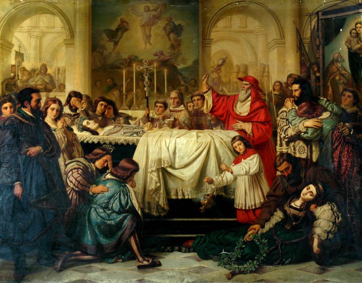 Śmierć Rafaela autorstwa Carl Robert Arthur Thiele