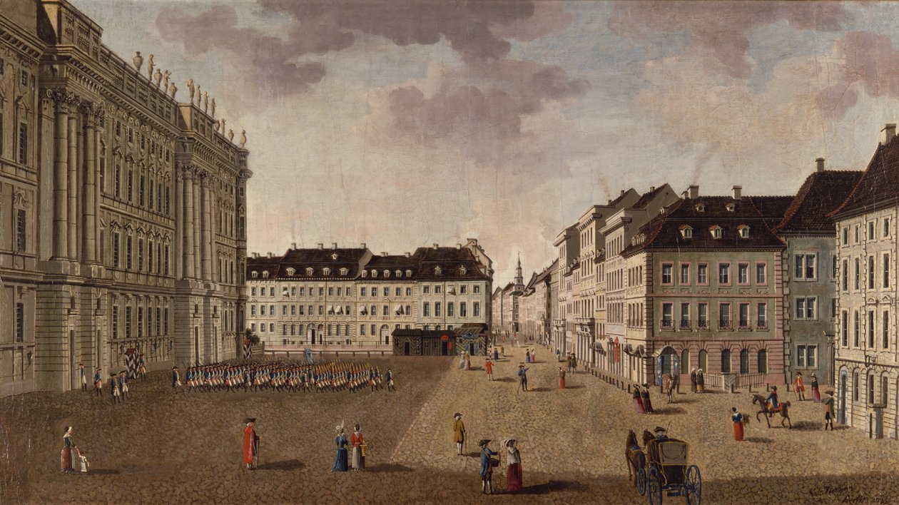 Pałac Miejski w Berlinie, 1765 autorstwa Carl Traugott Fechhelm