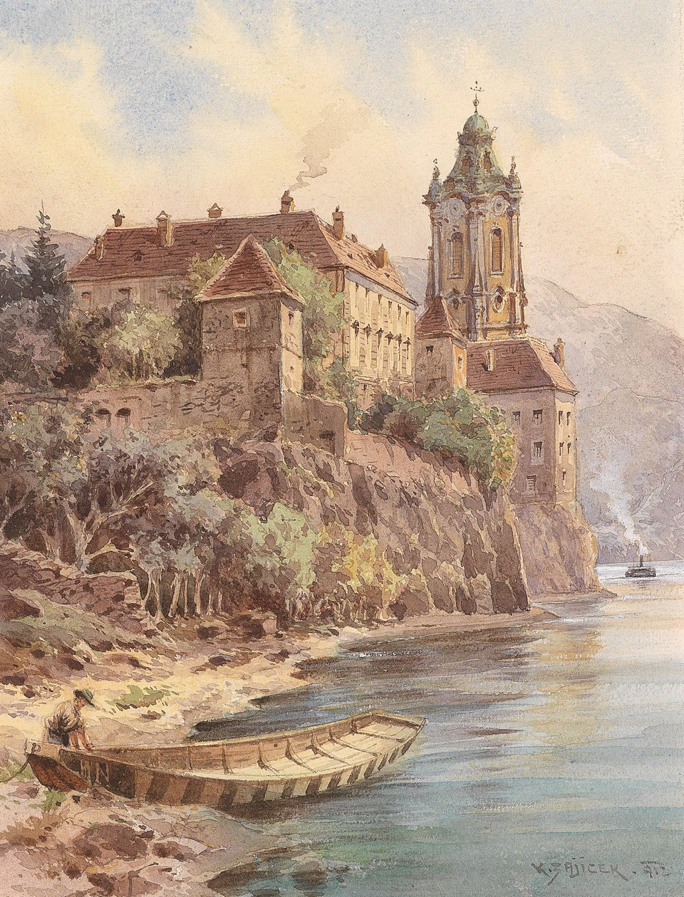 Dürnstein autorstwa Carl Wenzel Zajicek