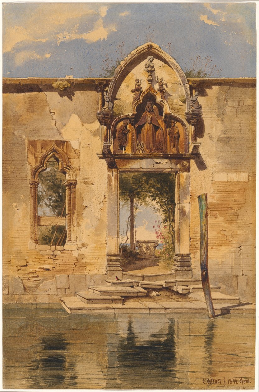 Portal Madonny della Misericordia z Canal autorstwa Carl Friedrich Heinrich Werner