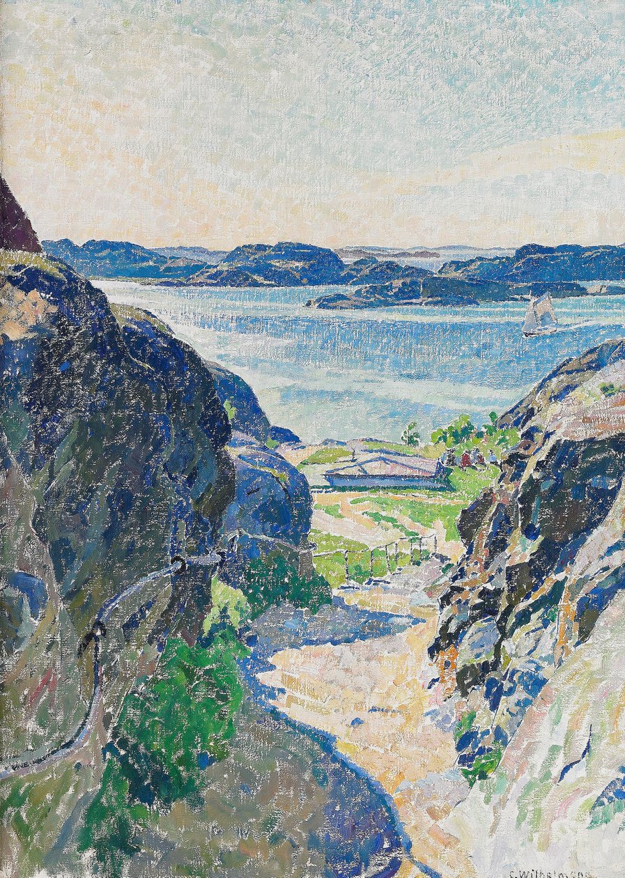 Brunnsvagen, Fiskebackskil autorstwa Carl Wilhelm Wilhelmson