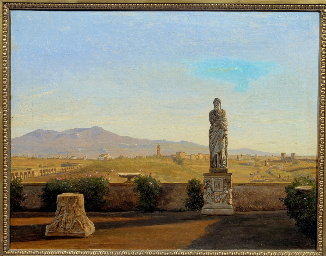 Panorama z Villi Mattei. Obraz Carla Christiana Constantina Hansena (1804-1880) autorstwa Carl Christian Constantin Hansen