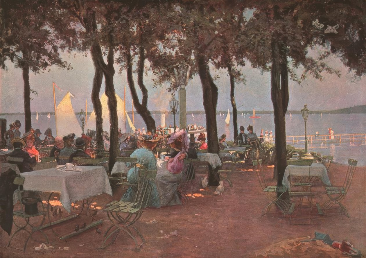 Letnie popołudnie nad Müggelsee autorstwa Carl Alexander Brendel