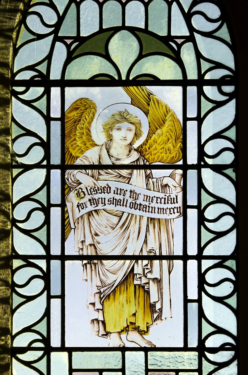 Betws Bledrws, St Bledrws, Shrigley & Hunt (1873-1982), Carl Almquist, Anioł ze zwojem, 1887 autorstwa Carl Almquist
