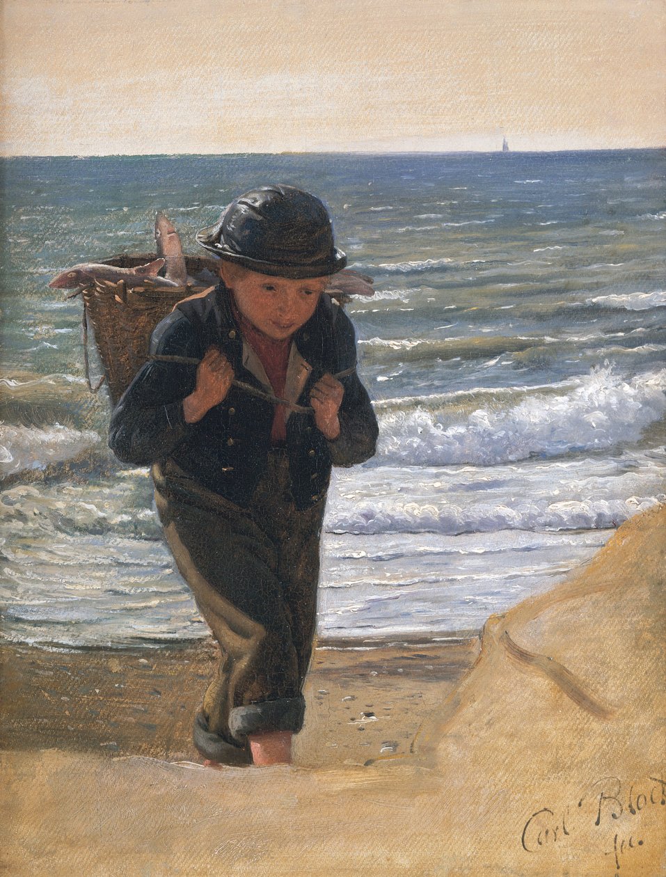 Rybak autorstwa Carl Bloch
