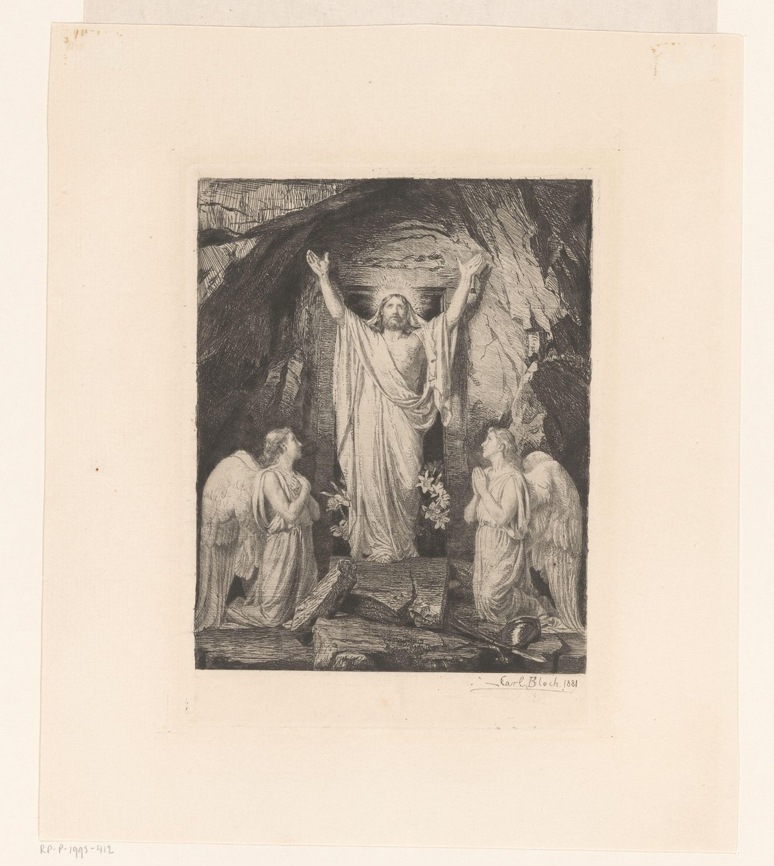 Zmartwychwstanie Chrystusa autorstwa Carl Bloch