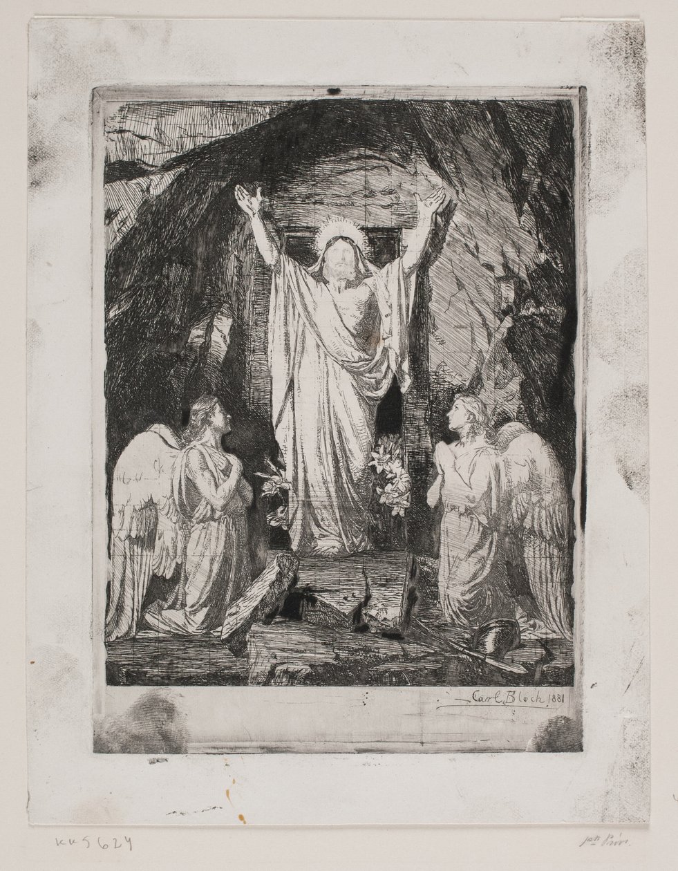 Zmartwychwstanie Chrystusa autorstwa Carl Bloch