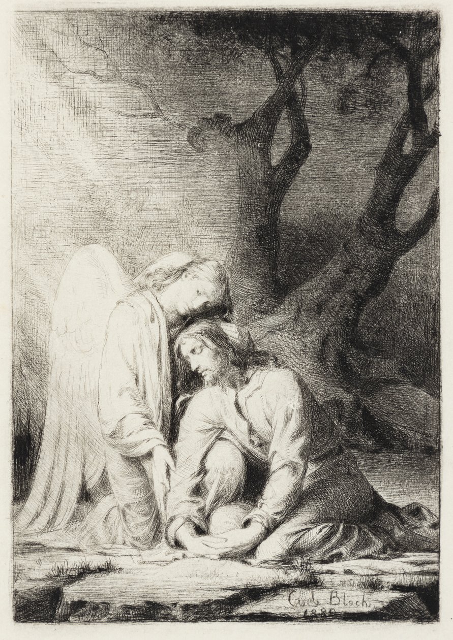 Chrystus w Getsemani autorstwa Carl Bloch