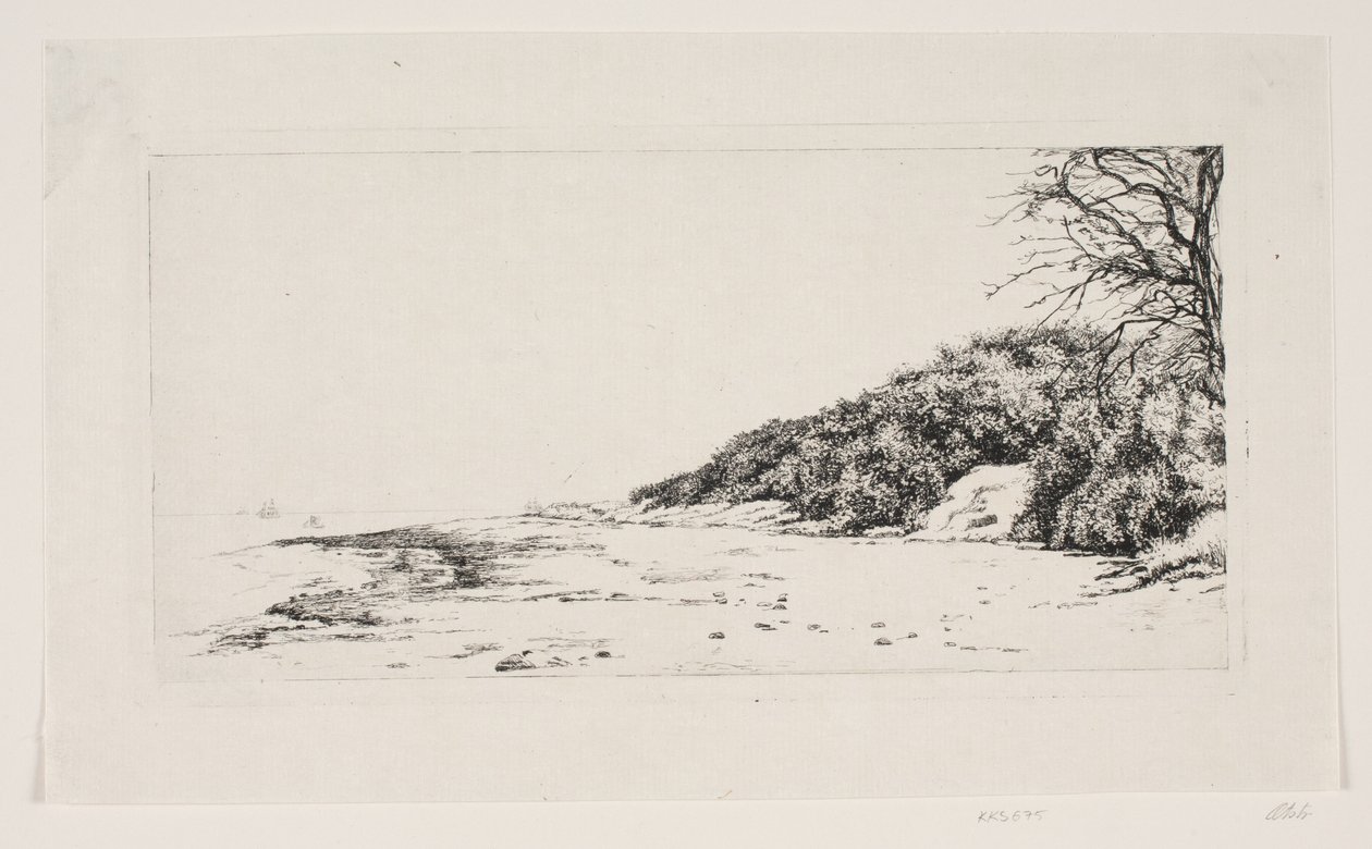 Klif nad morzem autorstwa Carl Bloch