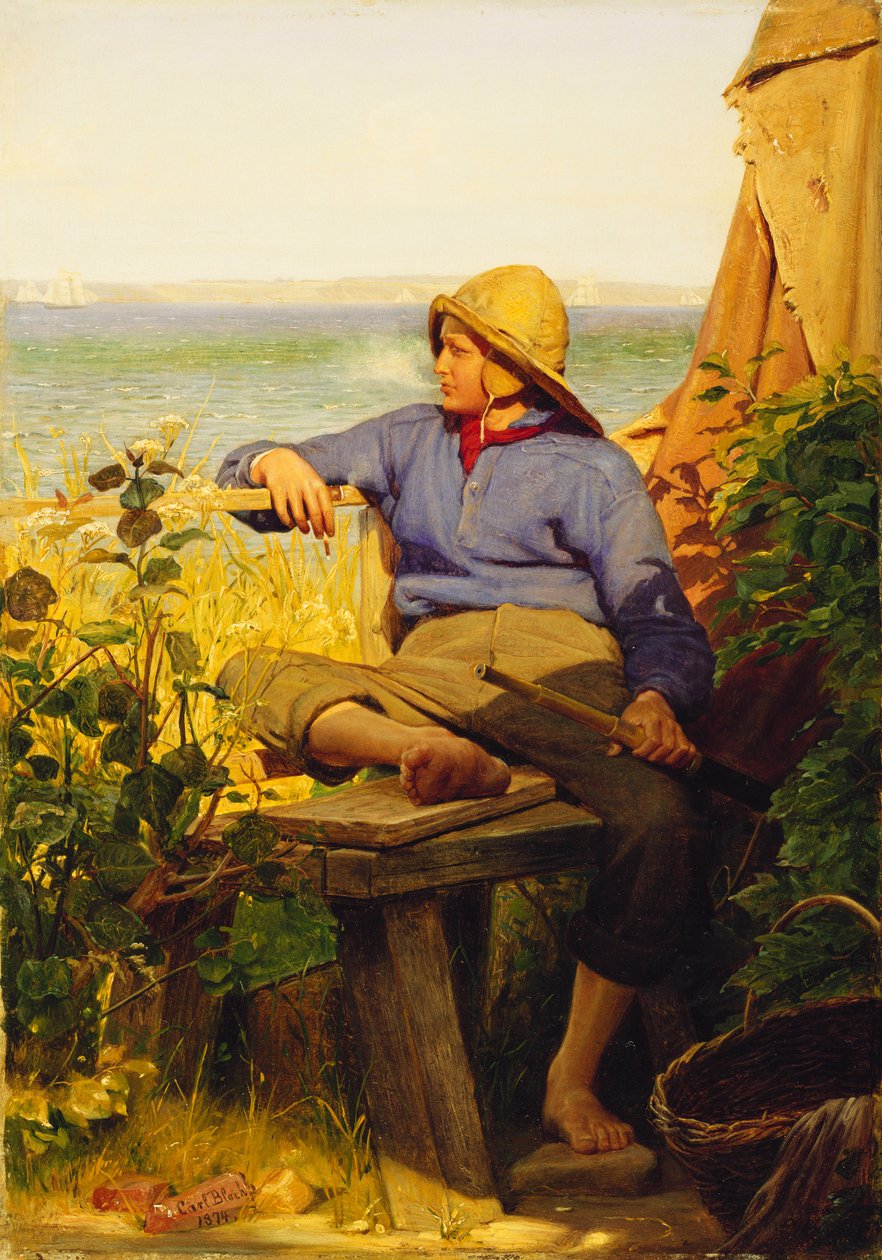 Żeglarz, 1874 autorstwa Carl Bloch