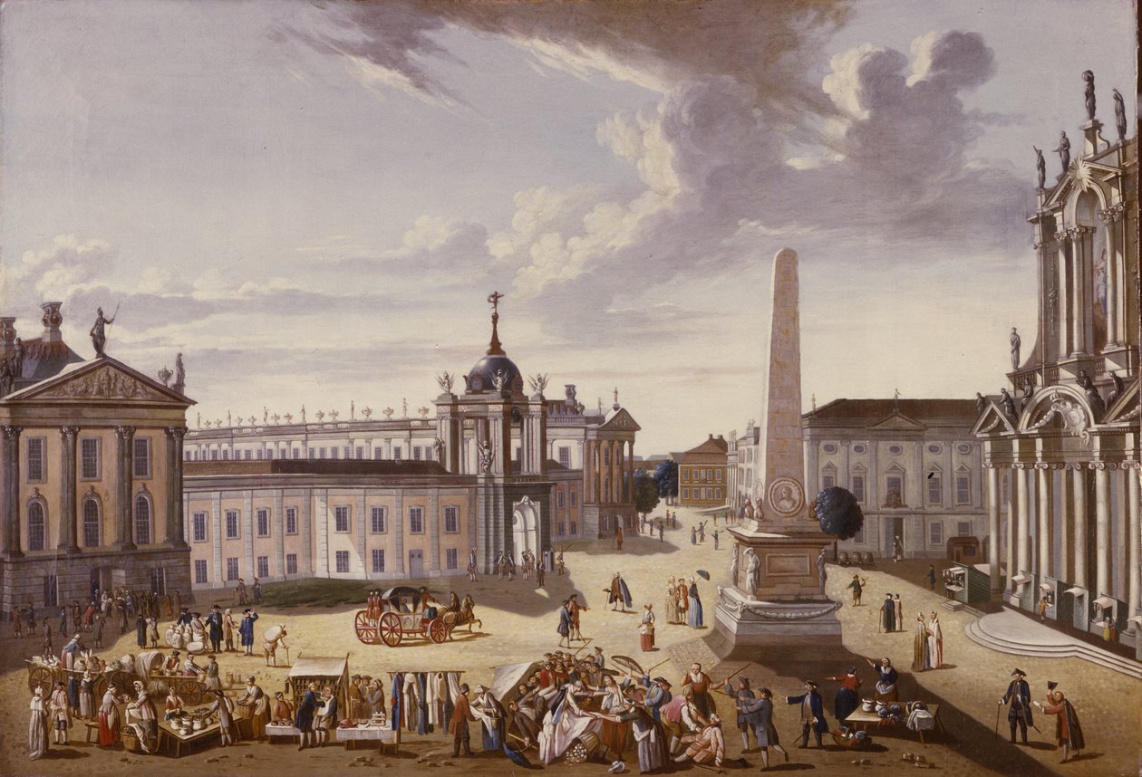 Widok ratusza, 1772 (zob. też 330437) autorstwa Carl Christian Baron