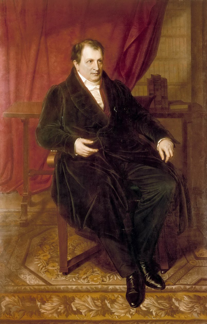 Portret Johanna Ludwiga Tiecka 1773-1853, 1835. autorstwa Carl Christian Vogel von Vogelstein