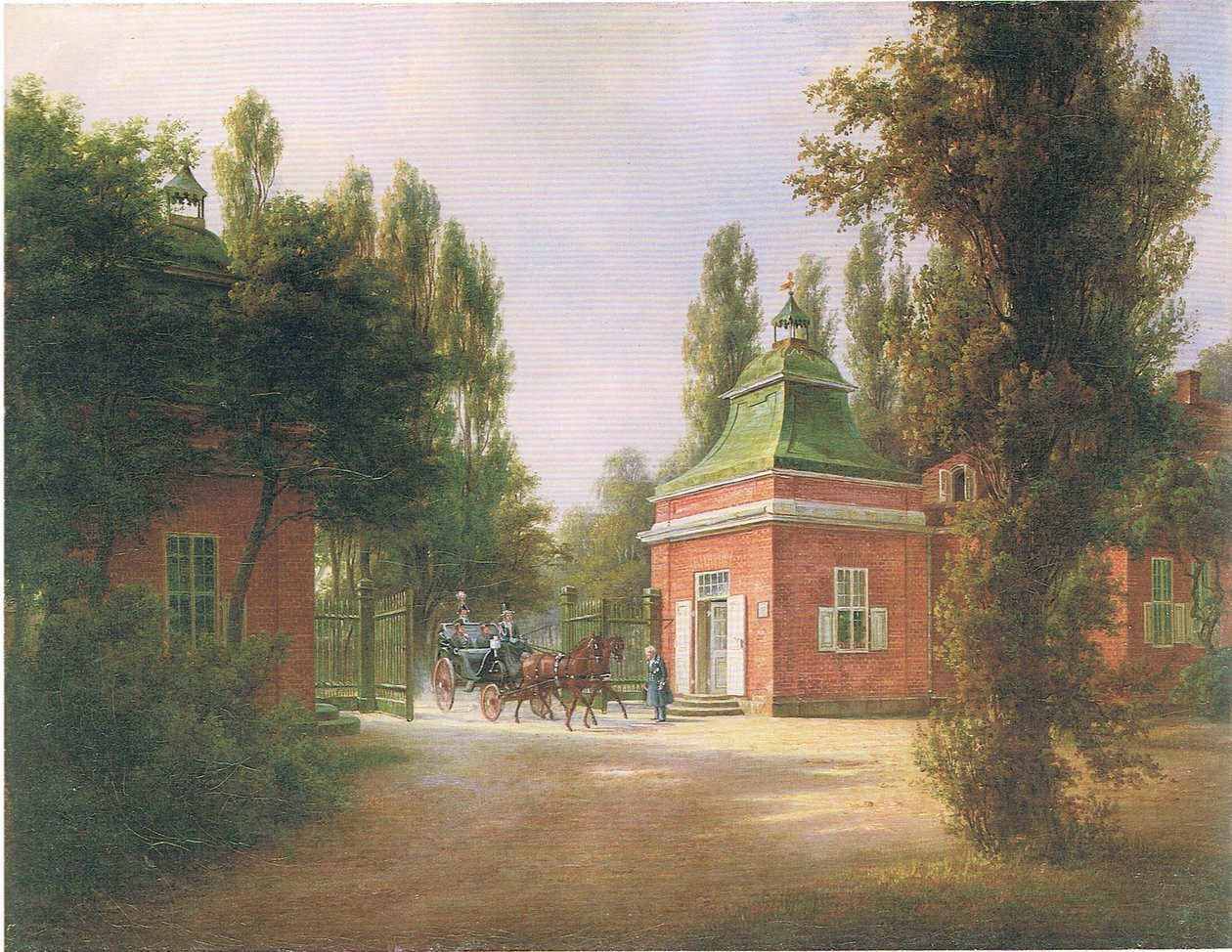 wejście do nowego ogrodu (Poczdam) autorstwa Carl Daniel Freydanck