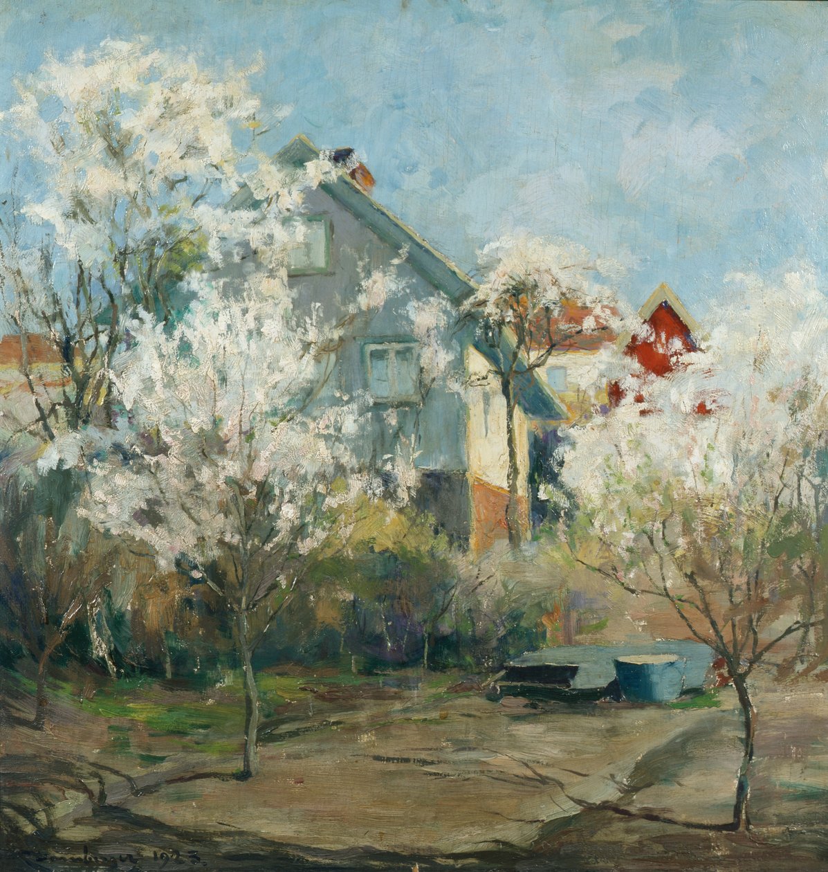 Widok ze studia autorstwa Carl Dornberger