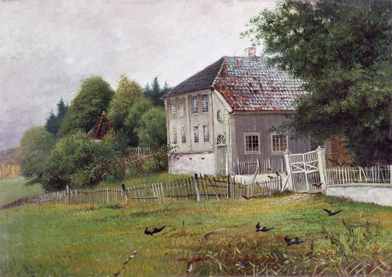 Dom notariusza, Drobak (olej na płótnie) autorstwa Carl Edvard Diriks