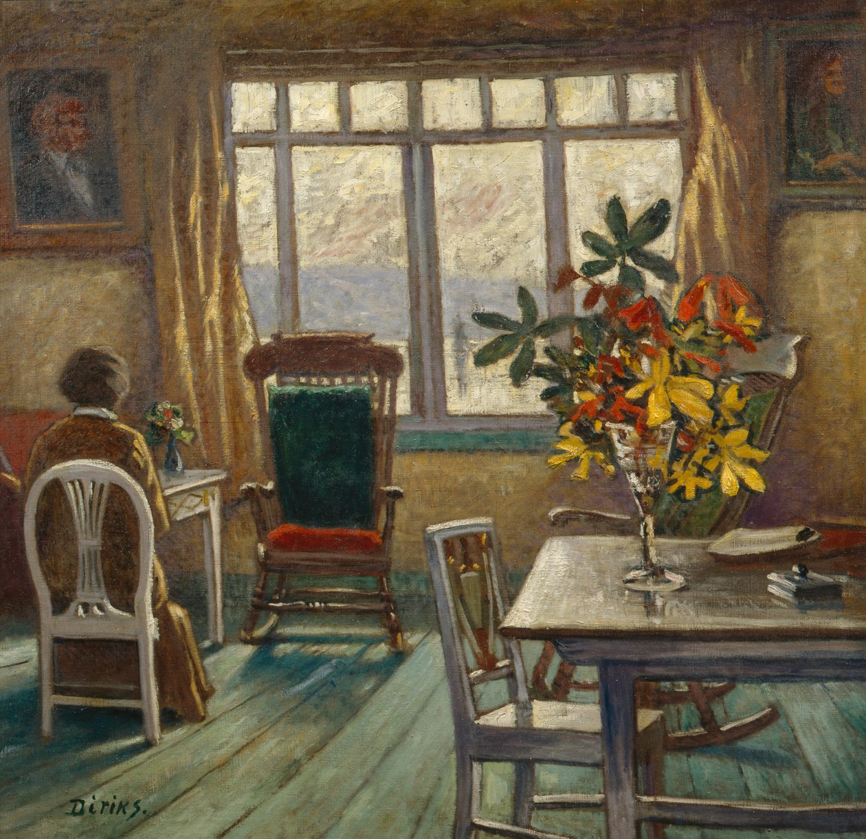 Pracownia artystów autorstwa Carl Edvard Diriks