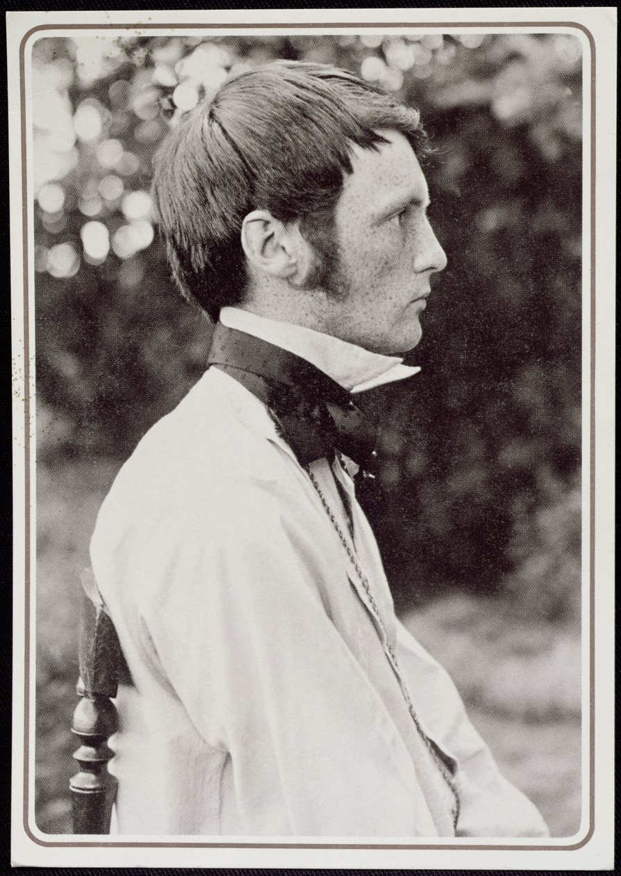 Portret Heinricha Vogelera (1872-1942) 1898 (zdjęcie bw) autorstwa Carl Eeg