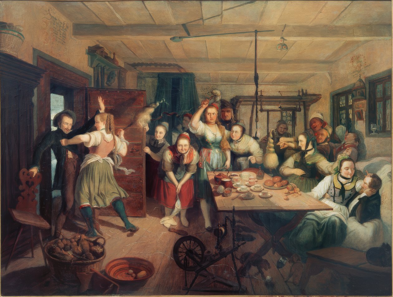 Przędzalnia w Londorfie autorstwa Carl Engel von Rabenau