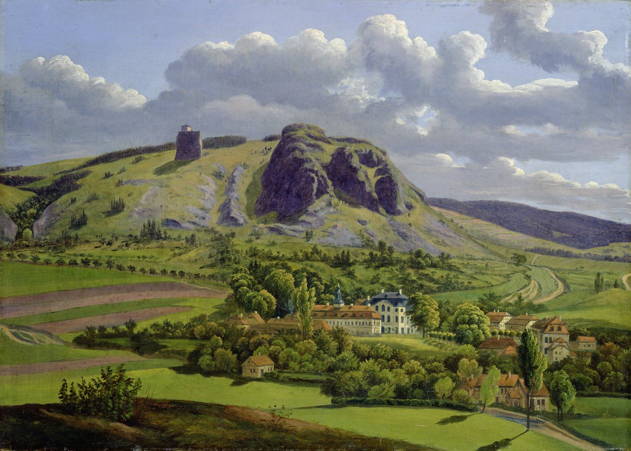 Krajobraz Turyngii autorstwa Carl Ernst Ludwig Wagner