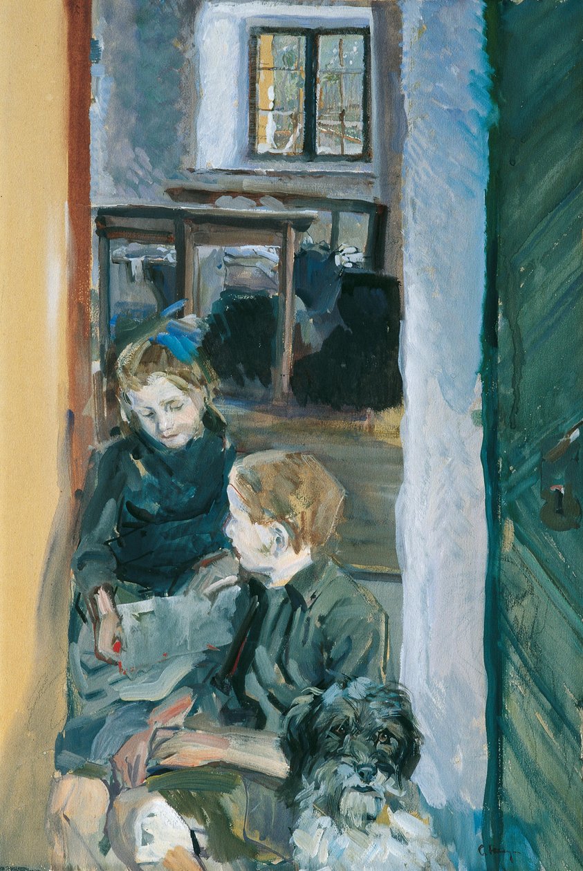 Badanie dzieci autorstwa Carl Fahringer