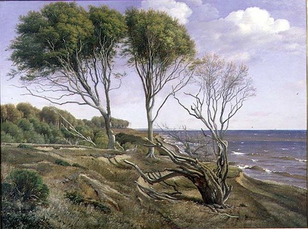 Nadmorski krajobraz autorstwa Carl Frederick Aagaard