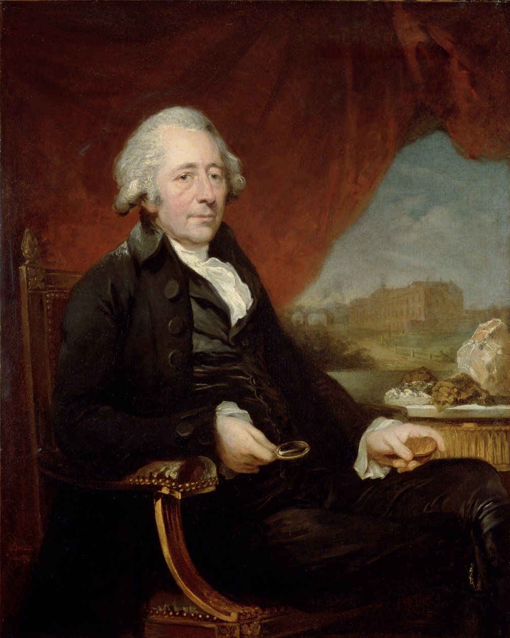 Portret Matthew Boultona, 1772 autorstwa Carl Frederick von Breda