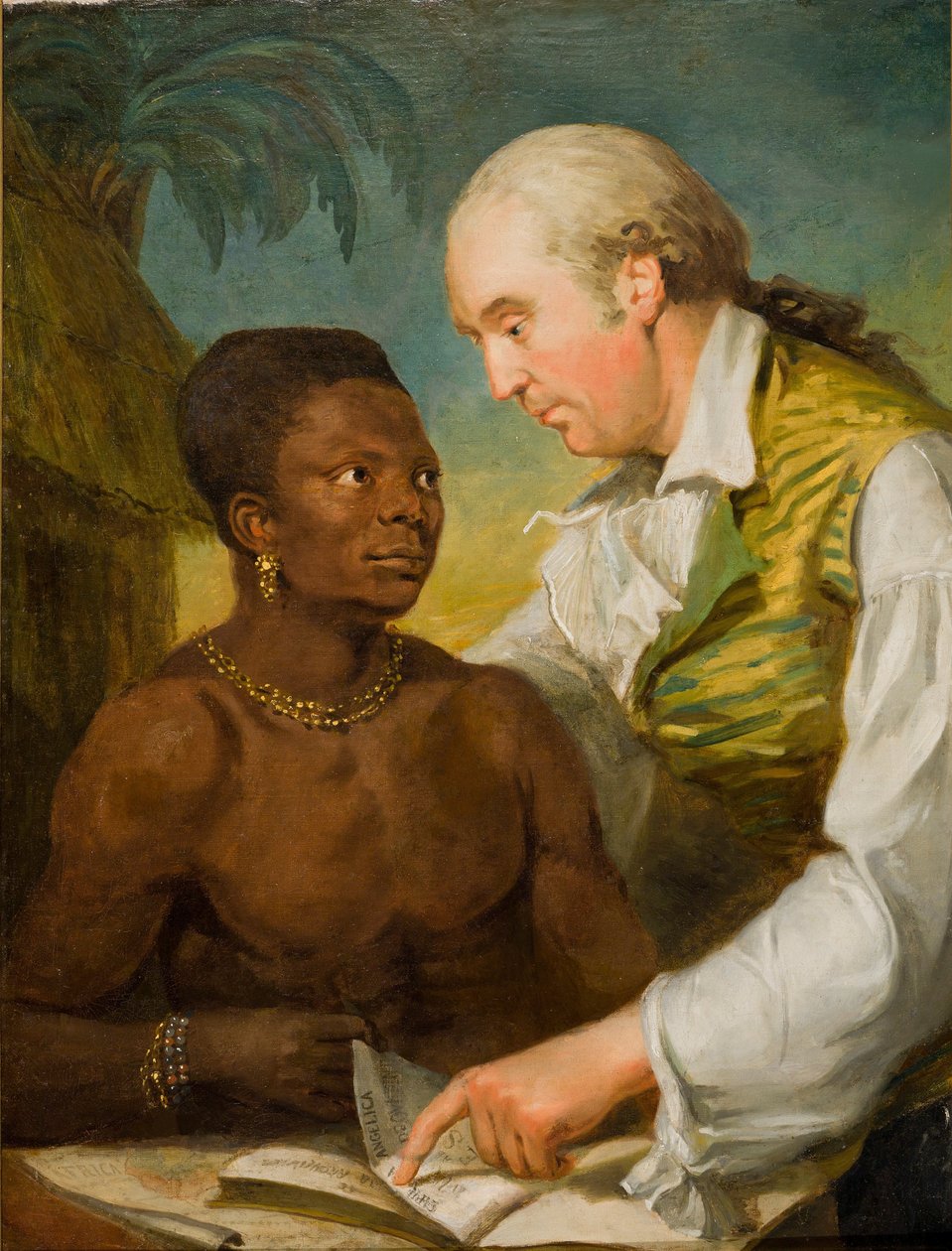 Podwójny portret Carla Bernharda Wadströma (1746-1799) i księcia Petera Panaha autorstwa Carl Frederik von Breda