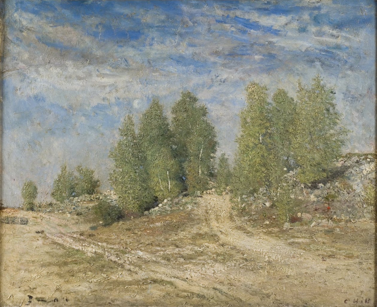 Żwirowe zbocze autorstwa Carl Fredrik Hill
