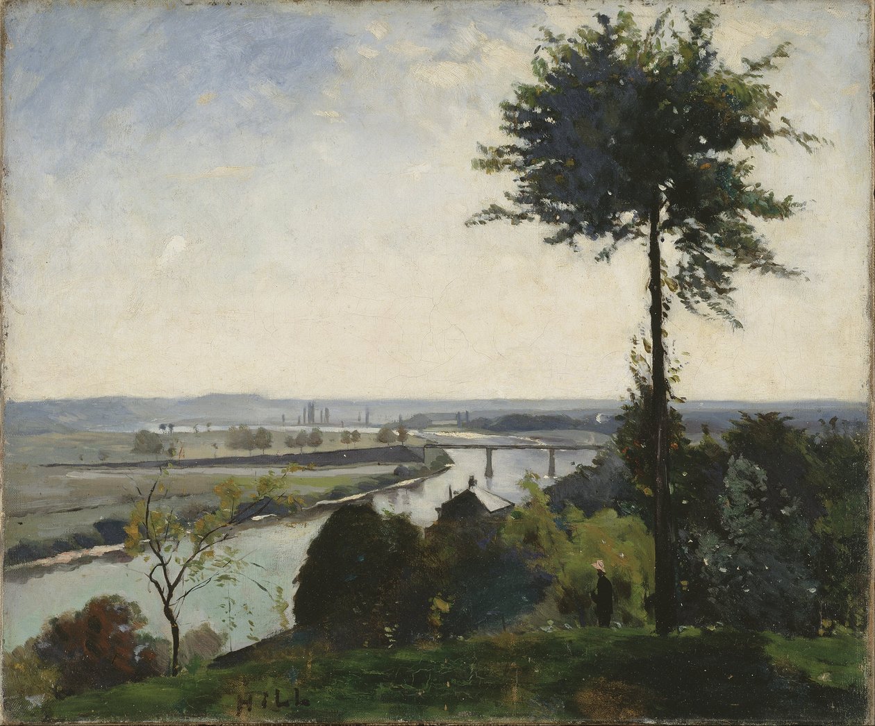 Szwedzki:  Trädet och flodkröken III (Bois-le-Roi)
 Drzewo i rzeka III (Sekwana w Bois-le-Roi) autorstwa Carl Fredrik Hill