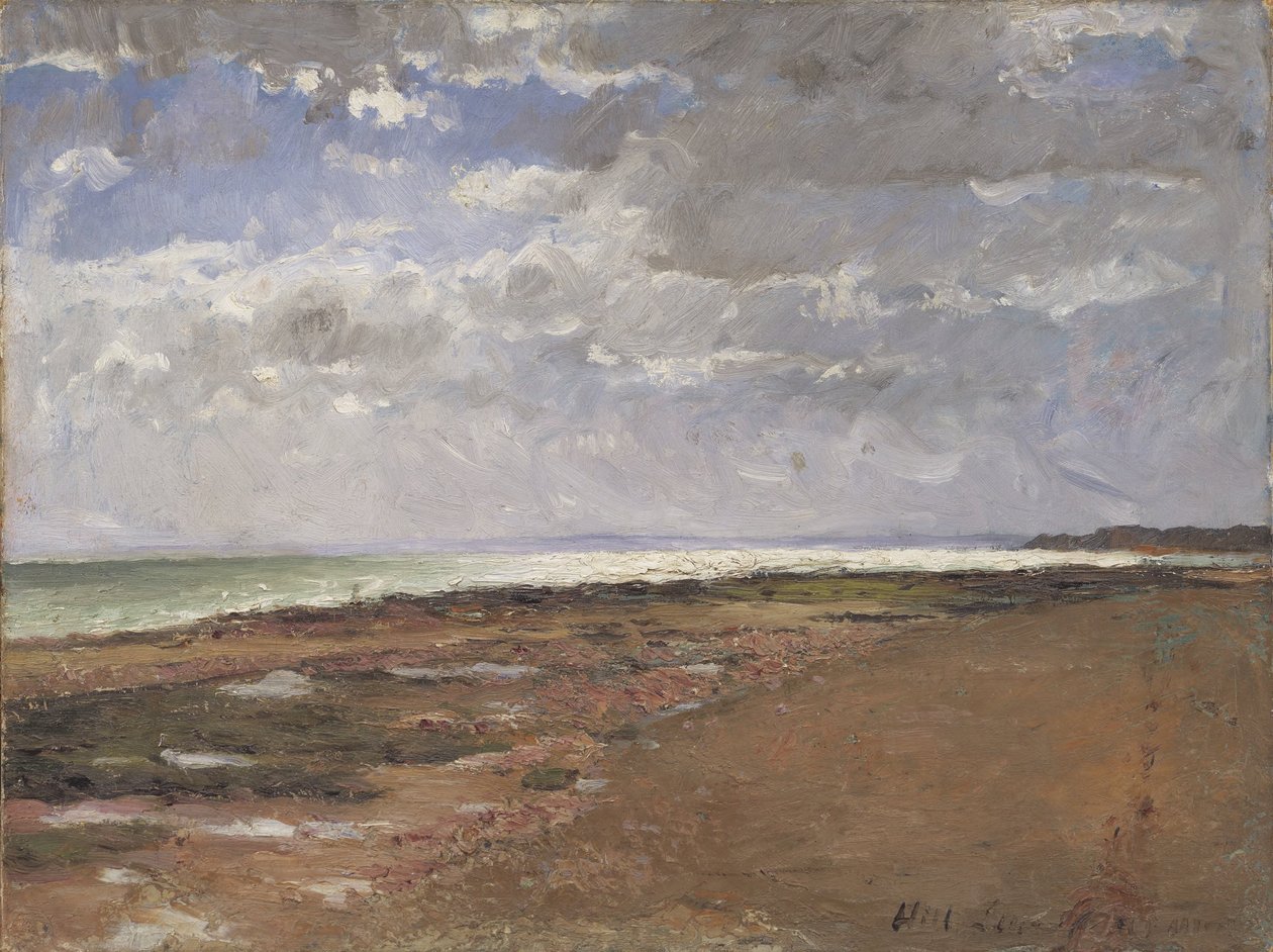 Plaża w Luc we Francji autorstwa Carl Fredrik Hill