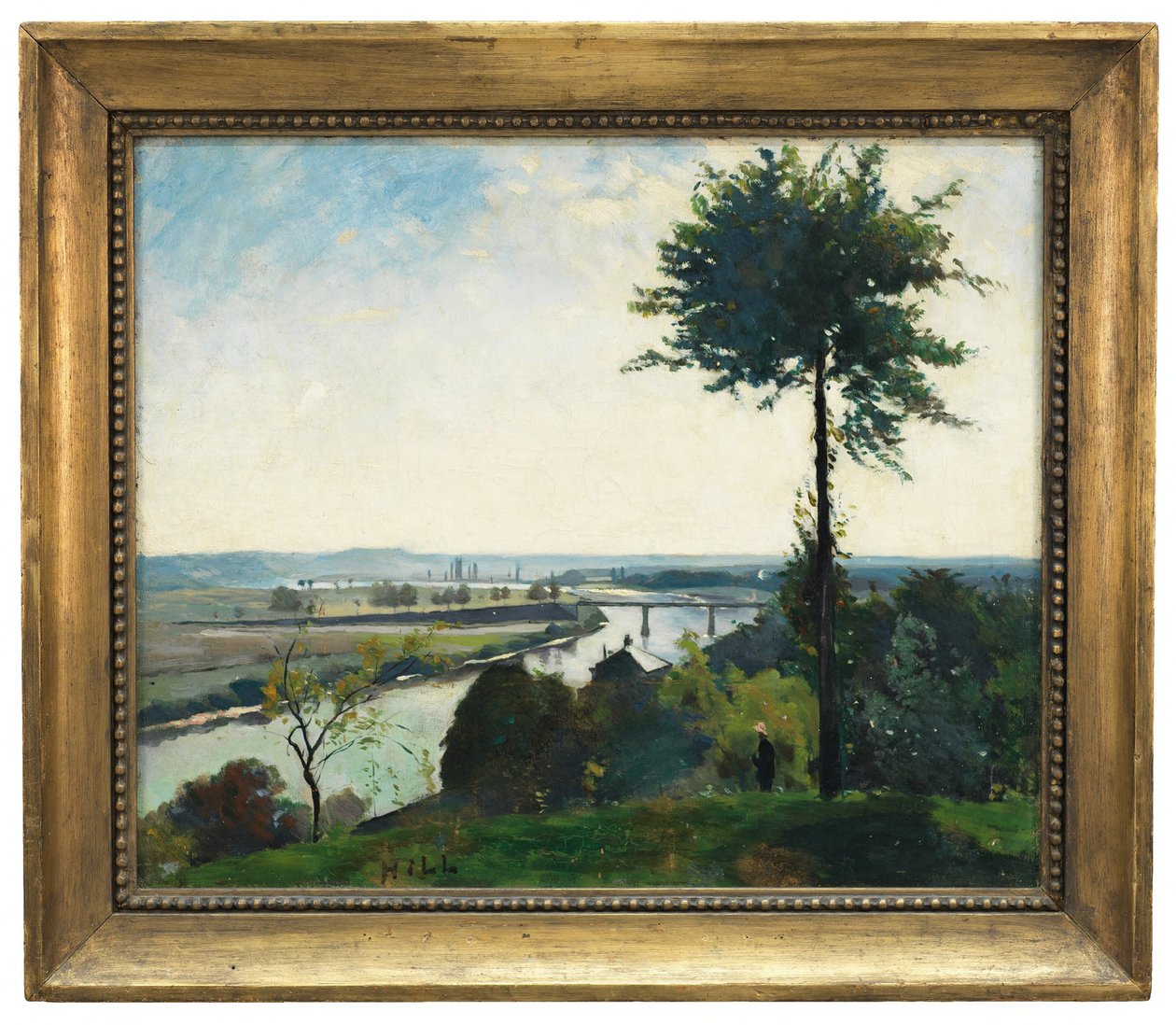Drzewo i rzeka III, Francja autorstwa Carl Fredrik Hill