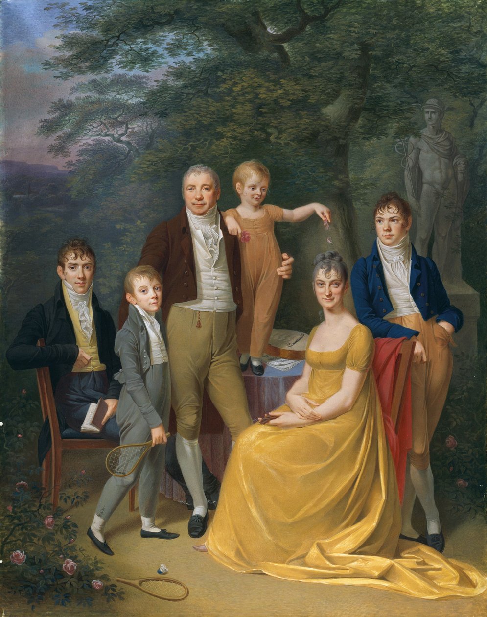Portret rodzinny autorstwa Carl Friedrich Demiani