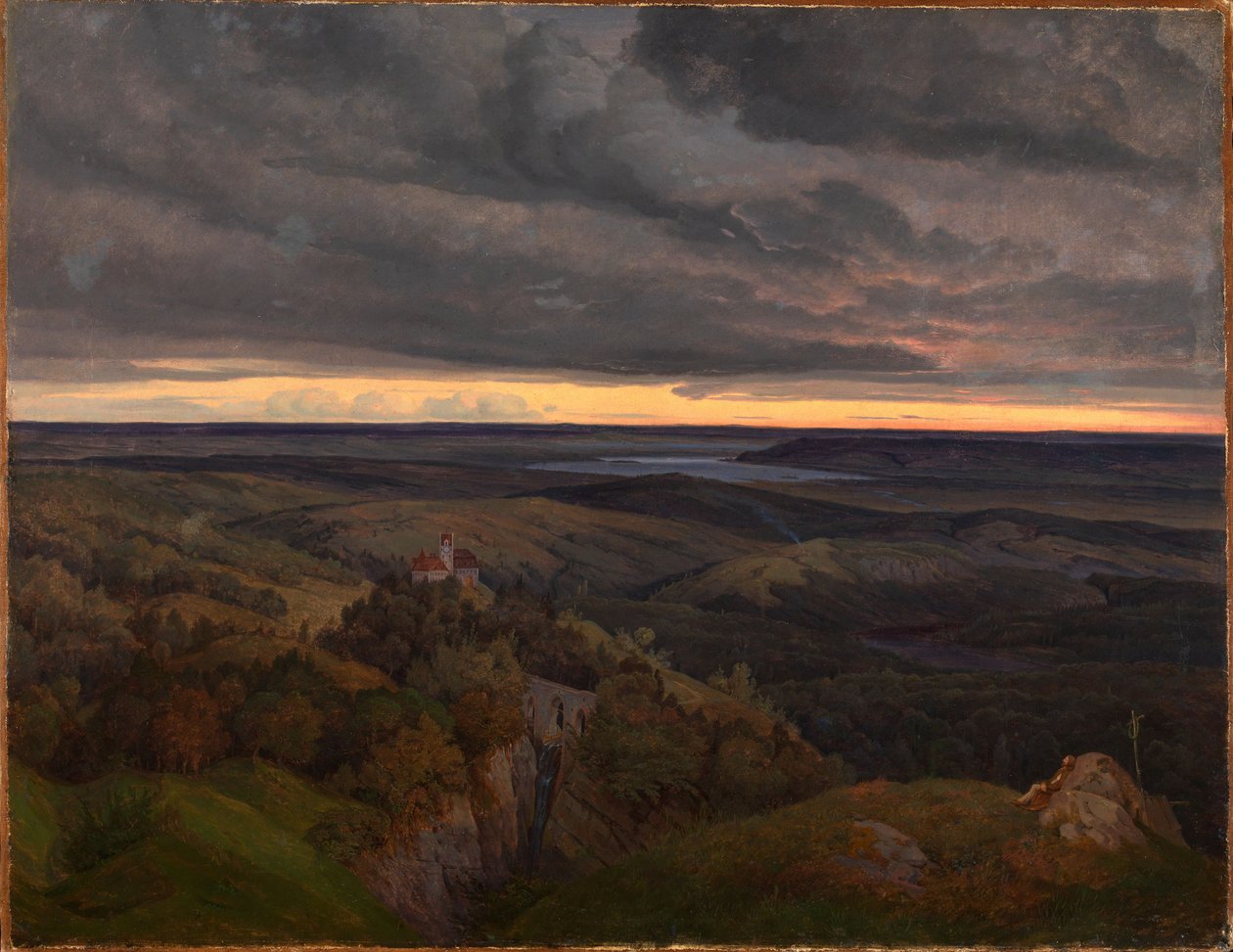 Krajobraz w Eifelu autorstwa Carl Friedrich Lessing