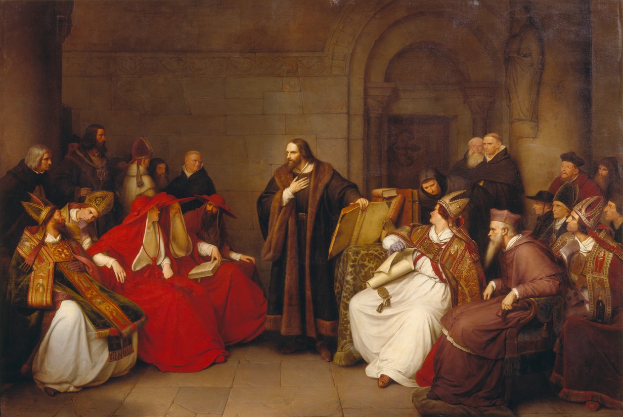 Jan Hus w Konstancji autorstwa Carl Friedrich Lessing