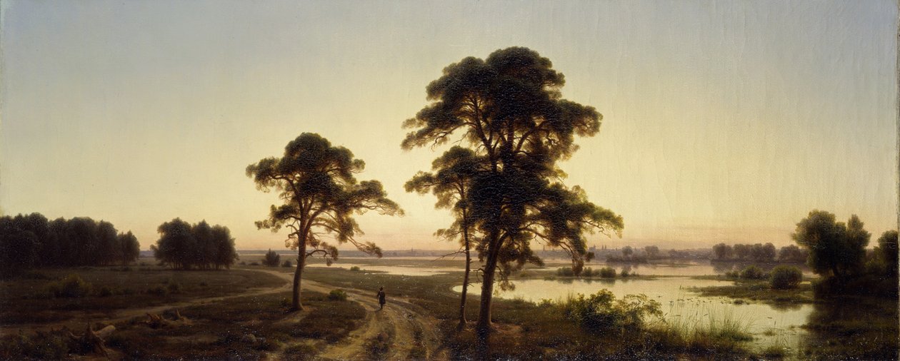 Śląski krajobraz autorstwa Carl Friedrich Lessing