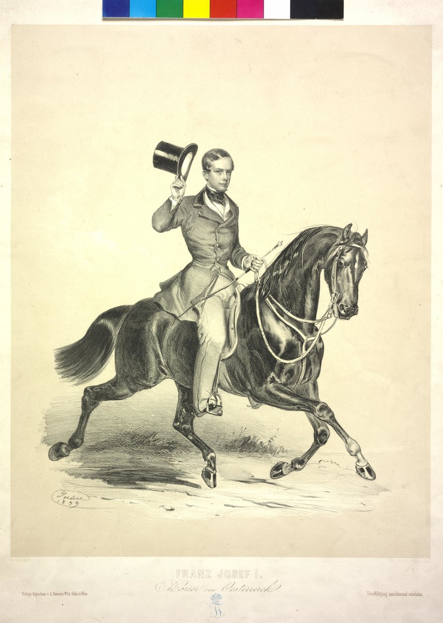 Cesarz Austrii Franciszek Józef I autorstwa Carl Goebel