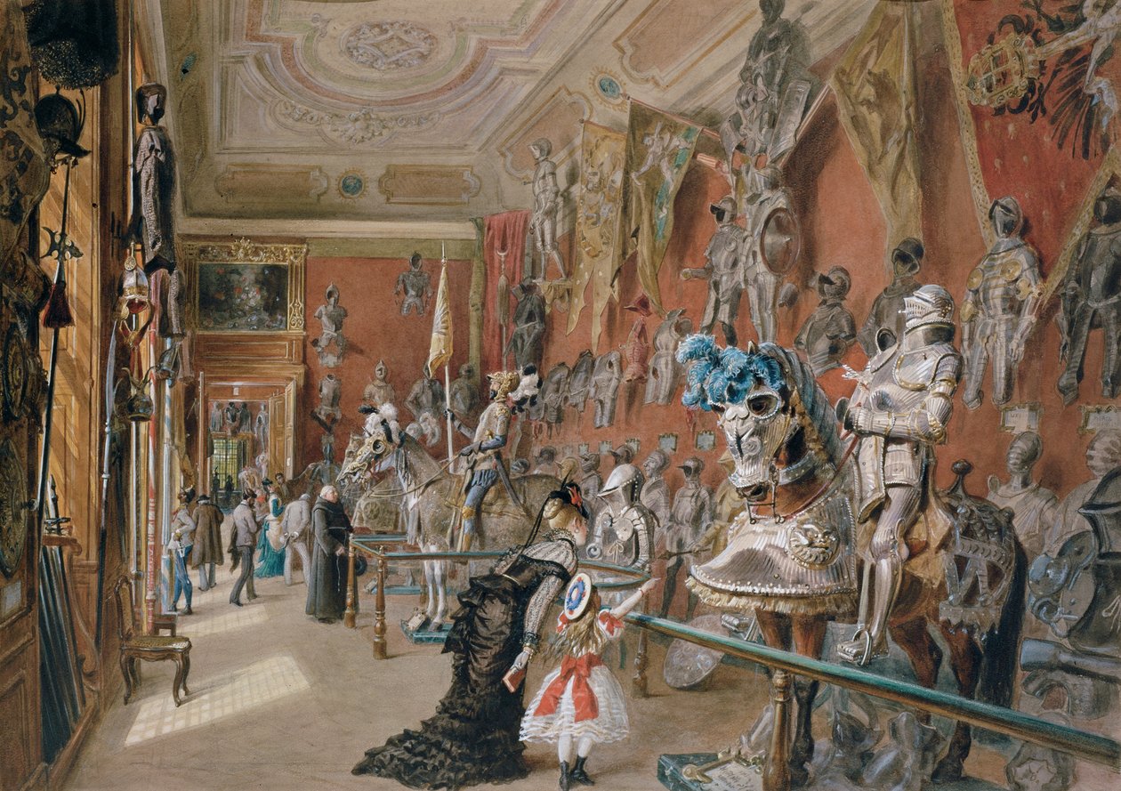 Zbrojownia II Kolekcji Ambras autorstwa Carl Goebel d. J.