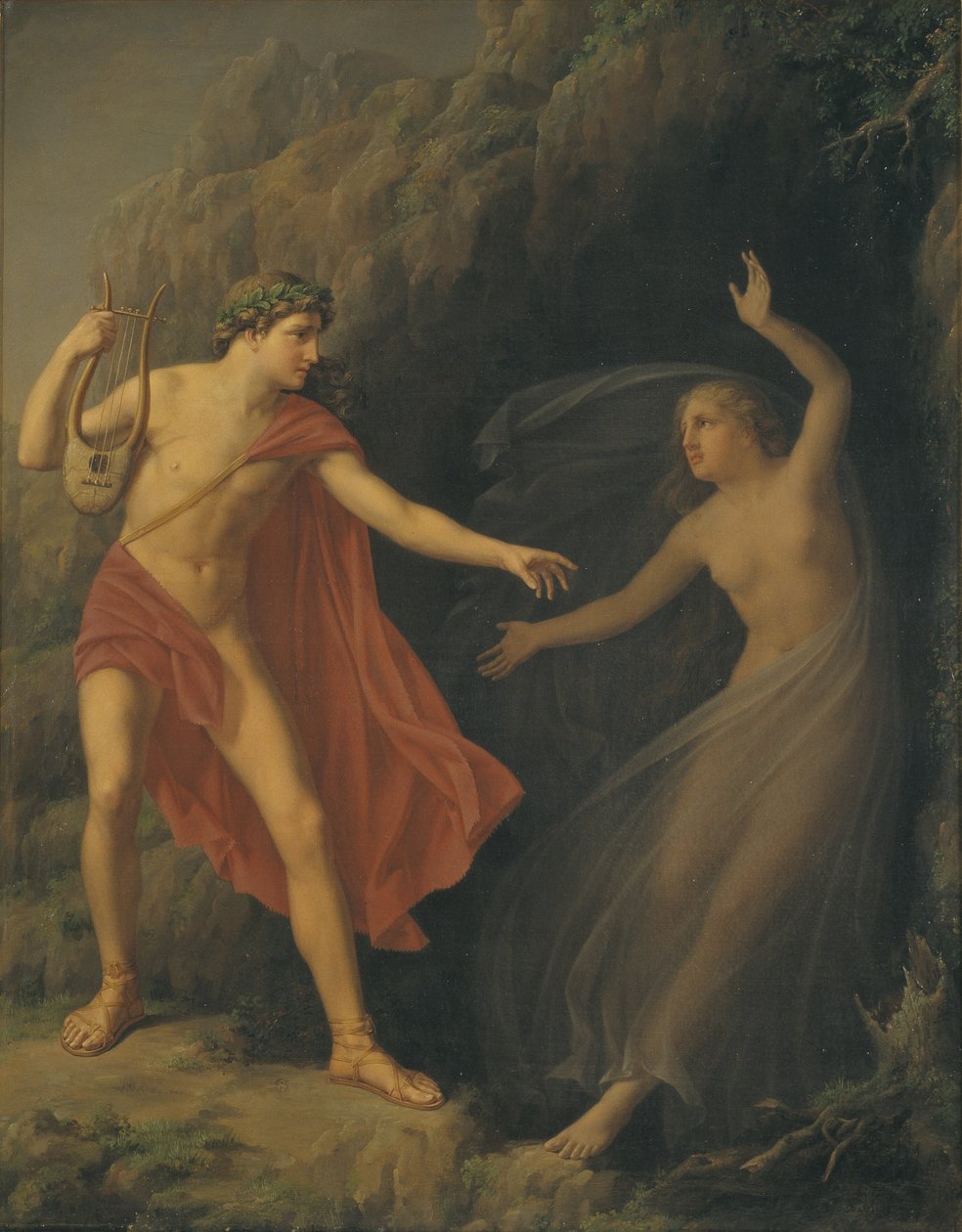 Orfeusz i Eurydyka autorstwa Carl Goos