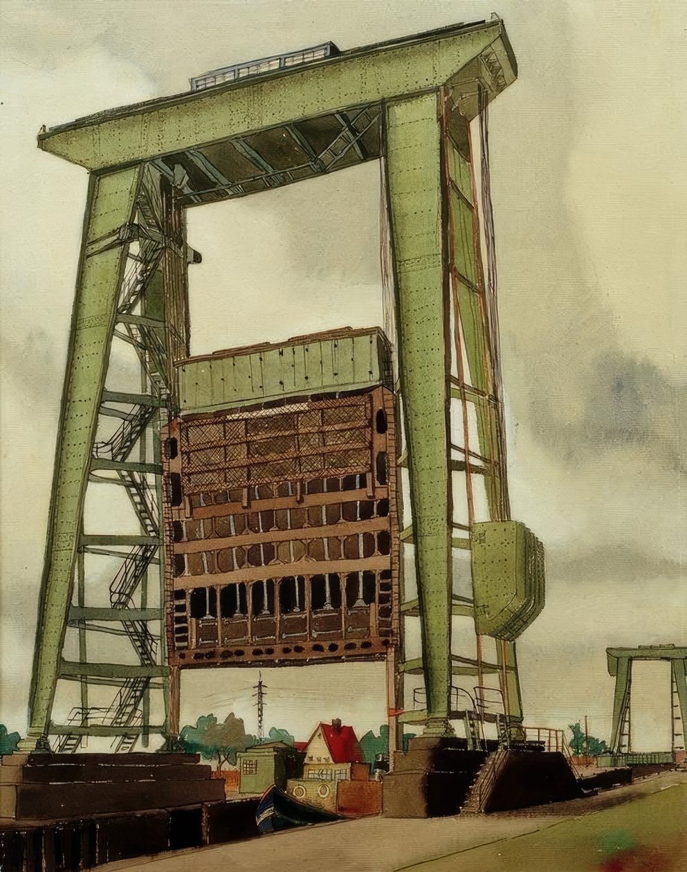 Zamek, Friedrichsfeld autorstwa Carl Grossberg