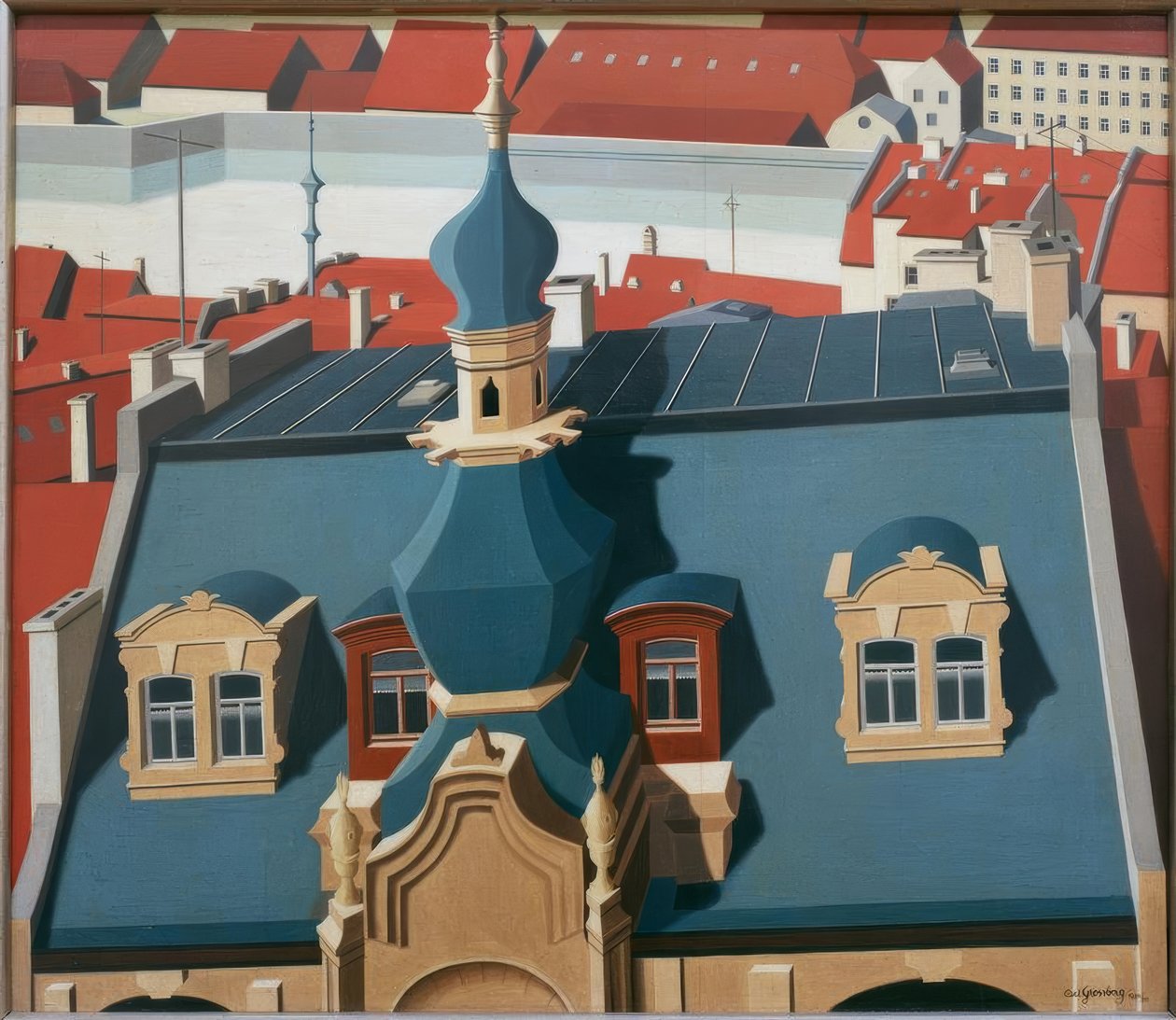 Würzburg, dachy autorstwa Carl Grossberg